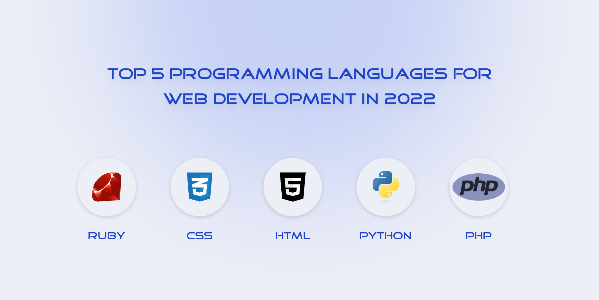 How to choose programming languages for web development in 2022 ...