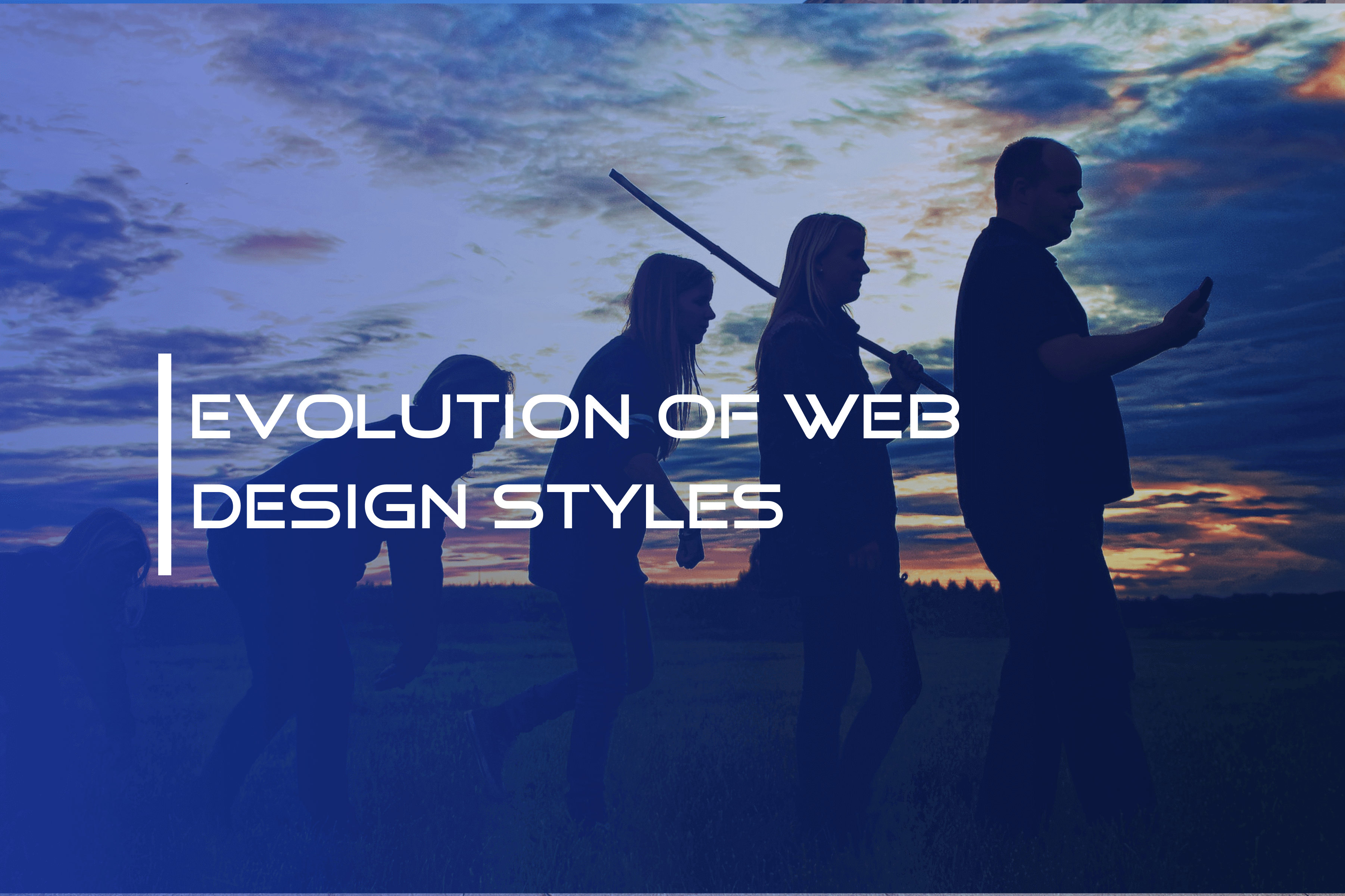 Evolution of web design styles